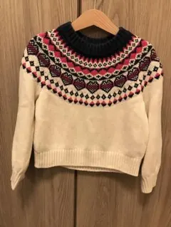baby GAP ノルディック柄セーター 5歳（110cm）