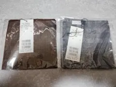 2枚セット MONSIEUR NICOLE ポケットチーフ グレンチェック