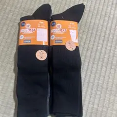 FIBERHEAT靴下 25〜27cm　新品未使用　ソックスメンズ　ハイソックス