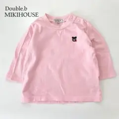 【MIKIHOUSE Double.b ミキハウス】くま刺繍 カットソー〈70〉
