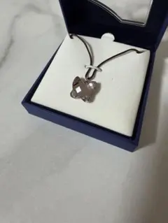 スワロフスキー バタフライ ネックレス チョーカー ピンク Swarovski