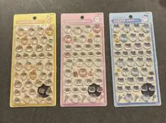 ちいかわ ボンボンドロップシール　3枚セット