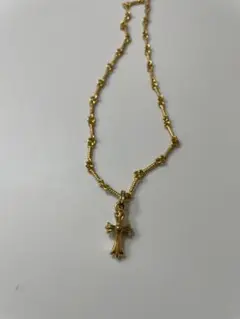 【22k・gp加工】　 2連　ベビーファット　ツイストチェーン　60cm 22k・gp加工】 2連ベビーファットツイストチェーン60cm