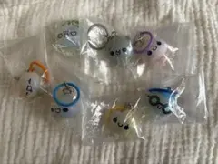 【即日発送】ぷくぷく あわわちゃん ころんとクリアめじるしチャーム 7個セット