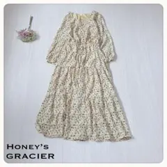 ♢【美品】ハニーズ グラシエ ロングティアードワン M 高見え 大人可愛い