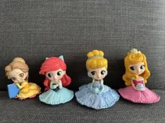 Qposket　ディズニー　プリンセス　フィギュア　4体セット