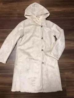 BEAMS ビームス フェイクムートンコート　ライトグレー