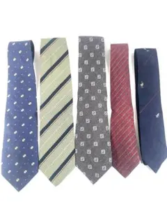 メンズネクタイ5本セット 管理0253-12