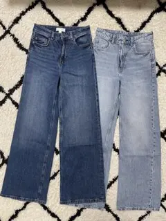 H&M デニムパンツ 2枚セット
