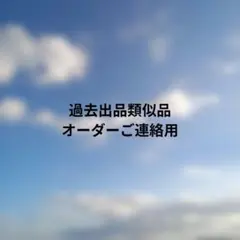 過去出品類似品オーダーご連絡用ページ