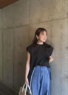 roughlow ツイードデザインスリーブオールインワン - メルカリ
