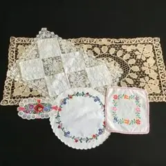 レース刺繍雑貨セット