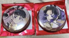 鬼滅の刃 干支2026 午年 缶バッジ 胡蝶しのぶ 栗花落カナヲ