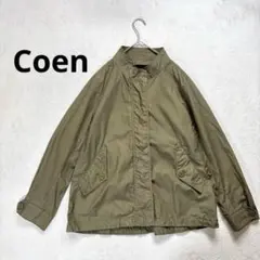 【コーエン】 L ミリタリージャケット アウター　レディース　カーキ