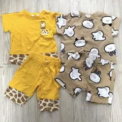 バースデイ 半袖 半ズボン セットアップ 80