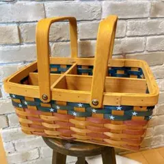 カントリー雑貨　アメリカン　カゴ　バスケット　小物入れ