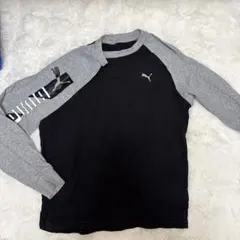 PUMA 長袖 Tシャツ 黒/グレー