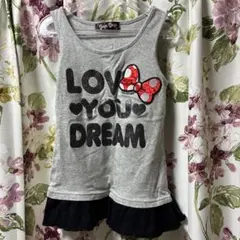 袖なしTシャツ　ミニーちゃん　新品未着用120