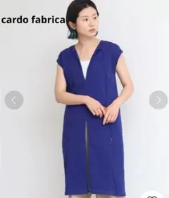 値下げ　カルドファブリカ 近江ちぢみ ノースリプルオーバー ワンピのサムネイル