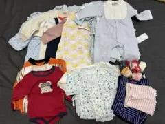 子供服 まとめ売り 女の子 ベビー ロンパース 肌着新生児 パジャマ ミキハウス