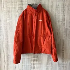 【NIKE】ナイキ ナイロンジャケット S オレンジレッド系メンズ　防風防寒