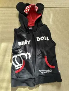 BABY DOLL ミッキー柄 ベスト 120