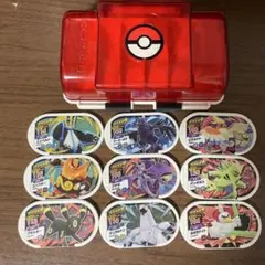 [希少]ポケモンメザスタディスクまとめ売り収納ボックス付き