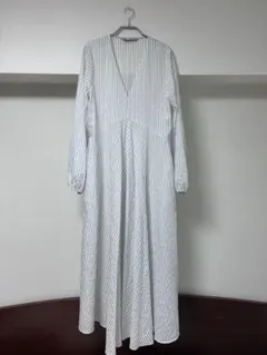 ZARA ストライプ ロングワンピース