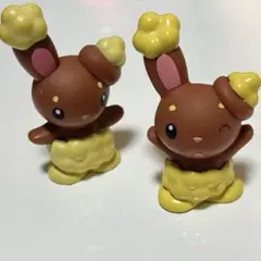 【ポーズ違い】【人気】ミミロル　２匹　セット　指人形 ソフビ ポケモンキッズ