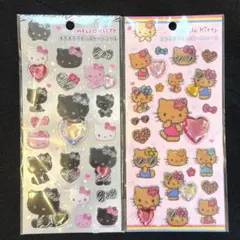 【国内正規品】ハローキティ キラキララインストーンシール 2枚セット