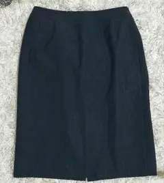 COMME CA ISM グレータイトスカート M通勤 オフィス カジュアル