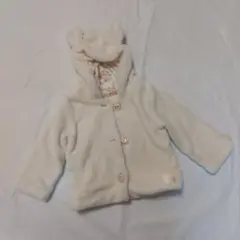 女の子　アウター　コート　90cm　白