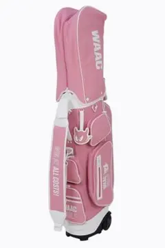 未使用【WAAC ワック自立式 Denim&Canvas キャディバッグ WAAC 新作 ワック ゴルフ キャディバッグ 072252800 スタンド