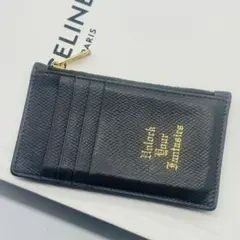 レア✨セリーヌ フラグメントケース 小銭入れ ミニ財布 ペプル ロゴ刻印 グレー