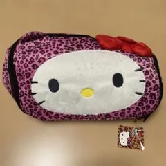 ハローキティ ヒョウ柄ポーチ