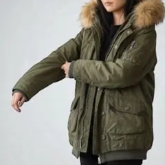 平成ギャル y2k ボア裏地 モッズコート ギミック L フェアリーグランジ