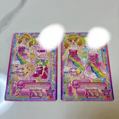 アイカツ！×プリパラ 入場特典 真中らぁら 大空あかり プリチケ アイ