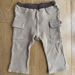 DOUBLE.B ミキハウス ベージュパンツ ポケット付き 80cm