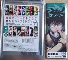 緑谷　絵札缶バッジ 駿河屋 -<中古>緑谷出久(横向き) 「僕のヒーローアカデミア 絵札