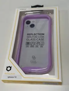 iPhone 14 スマホケース iFace Reflection パープル