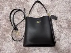 COACH ショルダーバッグ ブラック レッド