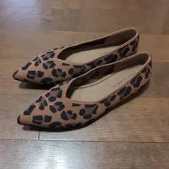 完売品　LOWRYS FARM　ヒョウ柄パンプスのサムネイル