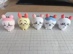 ちいかわ ソフビフィギュア3 5点セット　シークレットなしコンプリート　５種