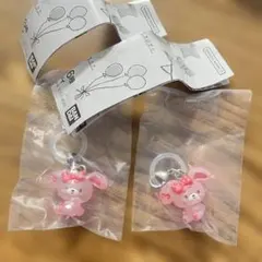 Sanrioキャラクター キーホルダ　2個　めじるしアクセサリー ぼんぼんりぼん