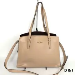 COACH コーチ テイタム キャリーオール ベージュ レザー ハンドバッグ 