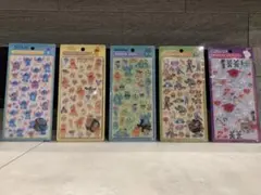 【正規品】ボンボンドロップシール　ディズニー　５種セット