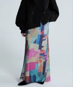 MARTE sahara Art Print Skirt スカート sand - メルカリ