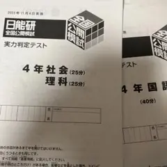 2025年最新】日能研 全国公開模試 4年の人気アイテム - メルカリ
