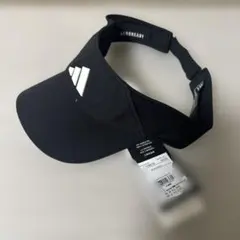 adidas バイザー ブラック　帽子　ゴルフ　アディダス