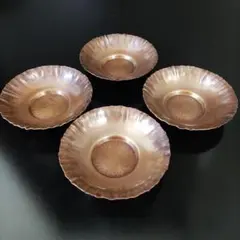 蒔絵煮物椀 5客 共箱 北村葵春 平椀 朱 網目汁椀 蓋付 和食器 懐石道具